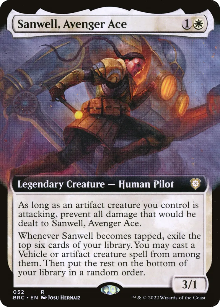 Sanwell, Avenger Ace — The Brothers' War Commander — Magic: The Gathering