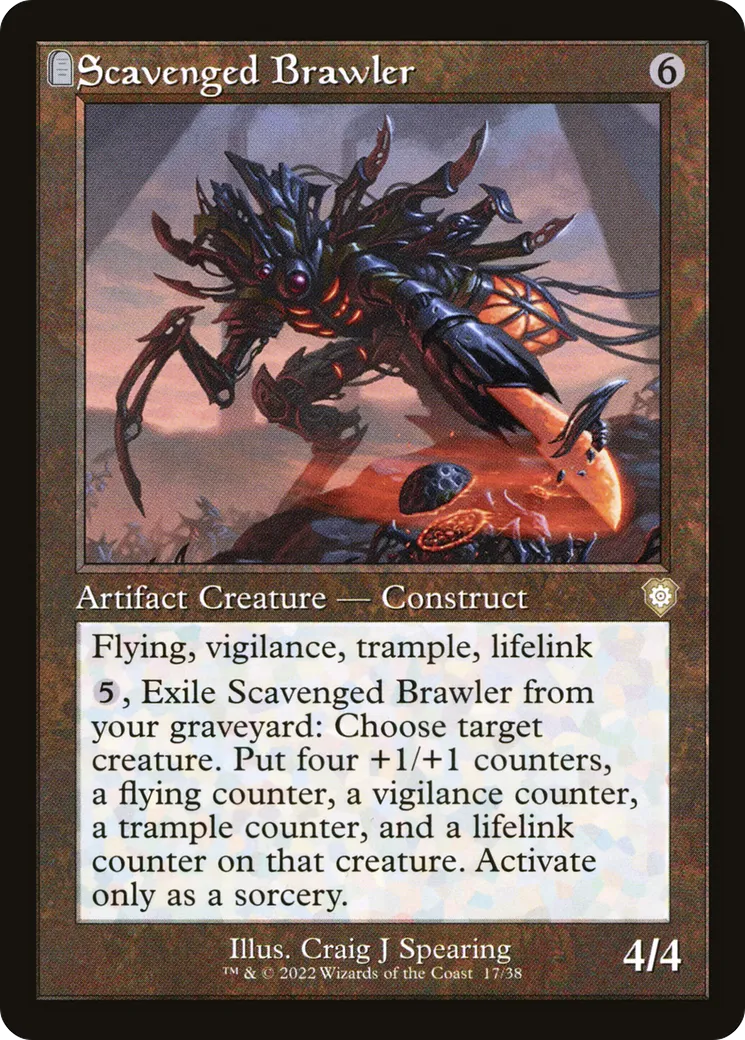 Scavenged Brawler — The Brothers' War Commander — Magic: The Gathering