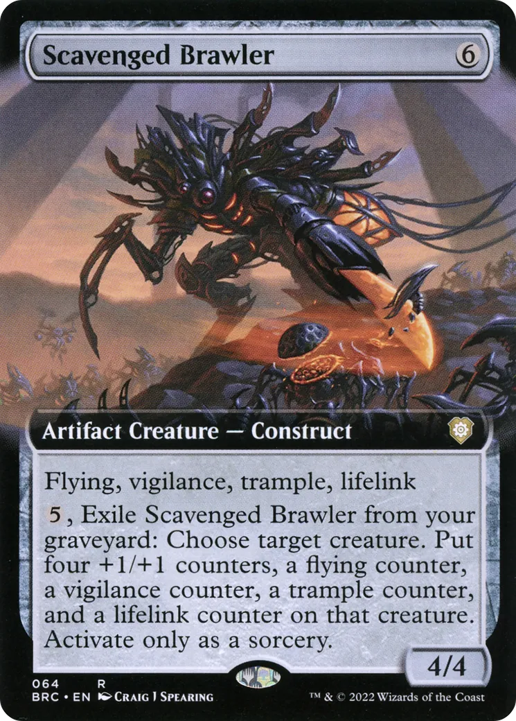 Scavenged Brawler — The Brothers' War Commander — Magic: The Gathering