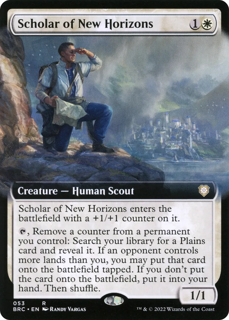 Érudit des nouveaux horizons — The Brothers' War Commander — Magic: The Gathering