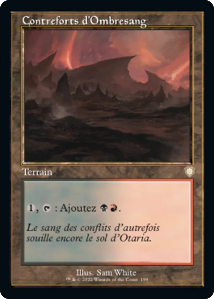 Contreforts d'Ombresang — The Brothers' War Commander — Magic: The Gathering