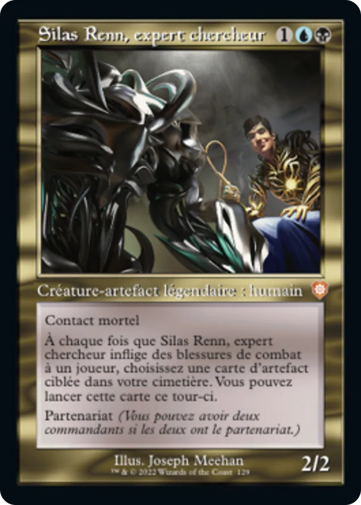 Silas Renn, expert chercheur — The Brothers' War Commander — Magic: The Gathering