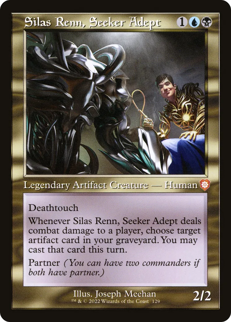 Silas Renn, Seeker Adept — The Brothers' War Commander — Magic: The Gathering