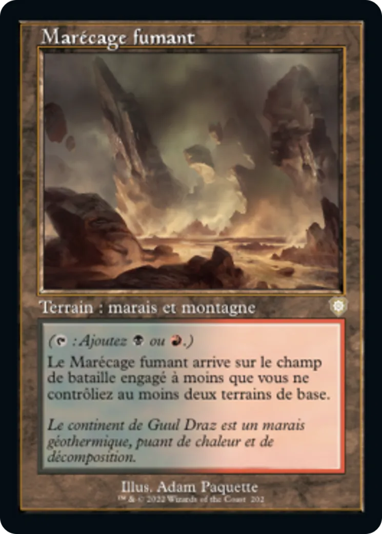 Marécage fumant — The Brothers' War Commander — Magic: The Gathering