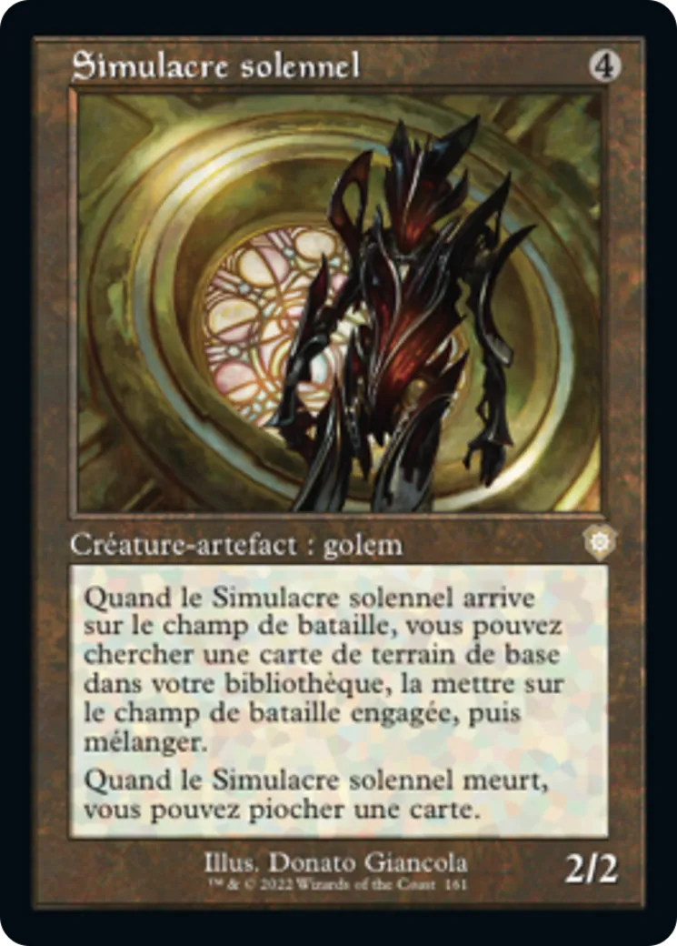 Simulacre solennel — The Brothers' War Commander — Magic: The Gathering