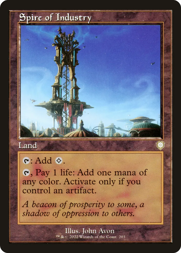 Spire of Industry — The Brothers' War Commander — Magic: The Gathering