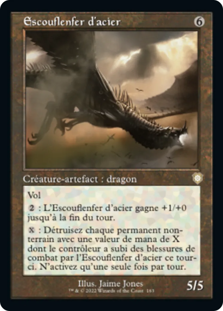 Escouflenfer d'acier — The Brothers' War Commander — Magic: The Gathering