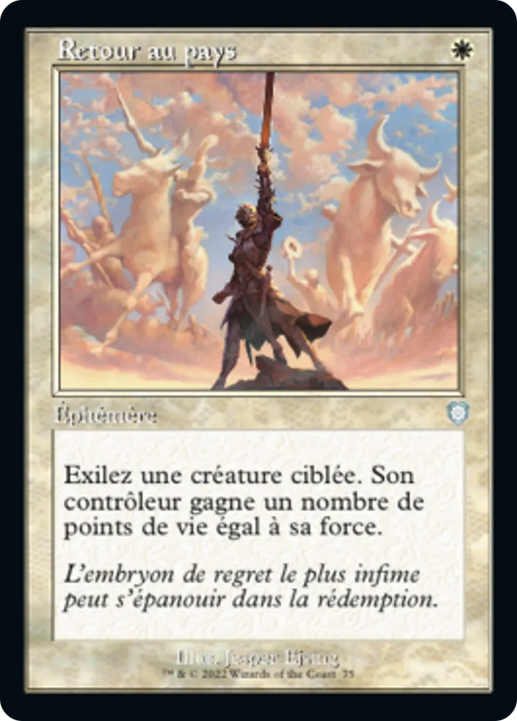 Retour au pays — The Brothers' War Commander — Magic: The Gathering