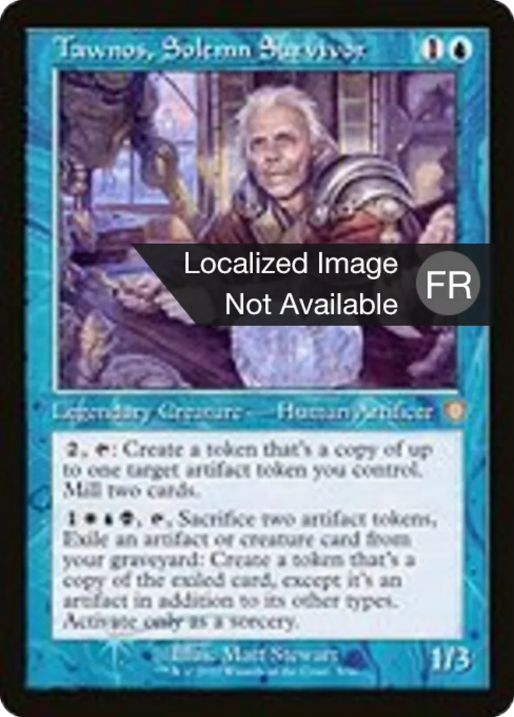 Tavnos, survivant solennel — The Brothers' War Commander — Magic: The Gathering