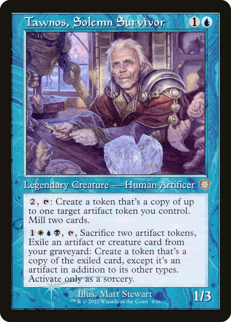 Tawnos, Solemn Survivor — The Brothers' War Commander — Magic: The Gathering