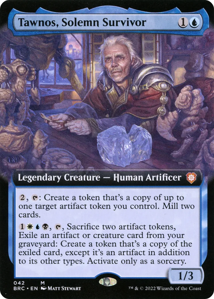 Tawnos, Solemn Survivor — The Brothers' War Commander — Magic: The Gathering