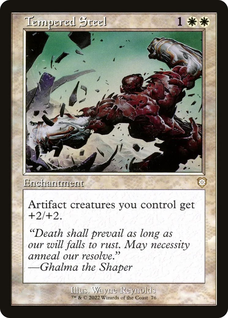 Tempered Steel — The Brothers' War Commander — Magic: The Gathering