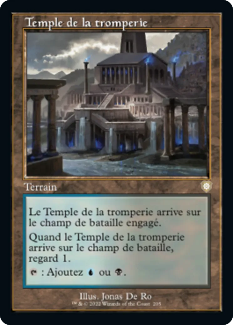 Temple de la tromperie — The Brothers' War Commander — Magic: The Gathering
