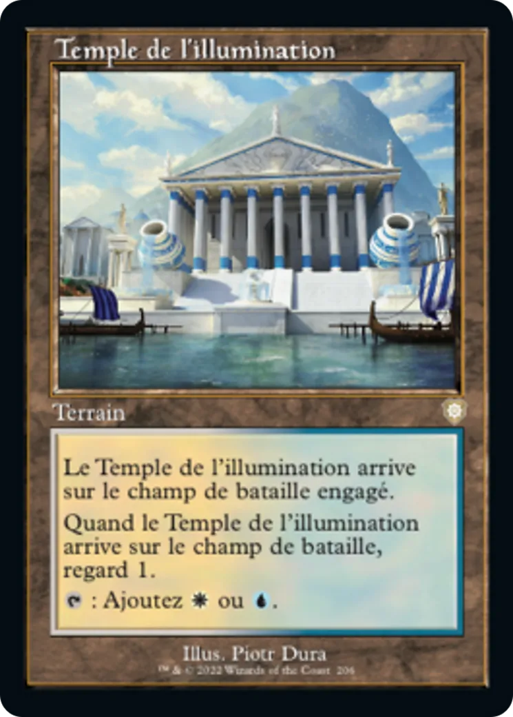 Temple de l'illumination — The Brothers' War Commander — Magic: The Gathering