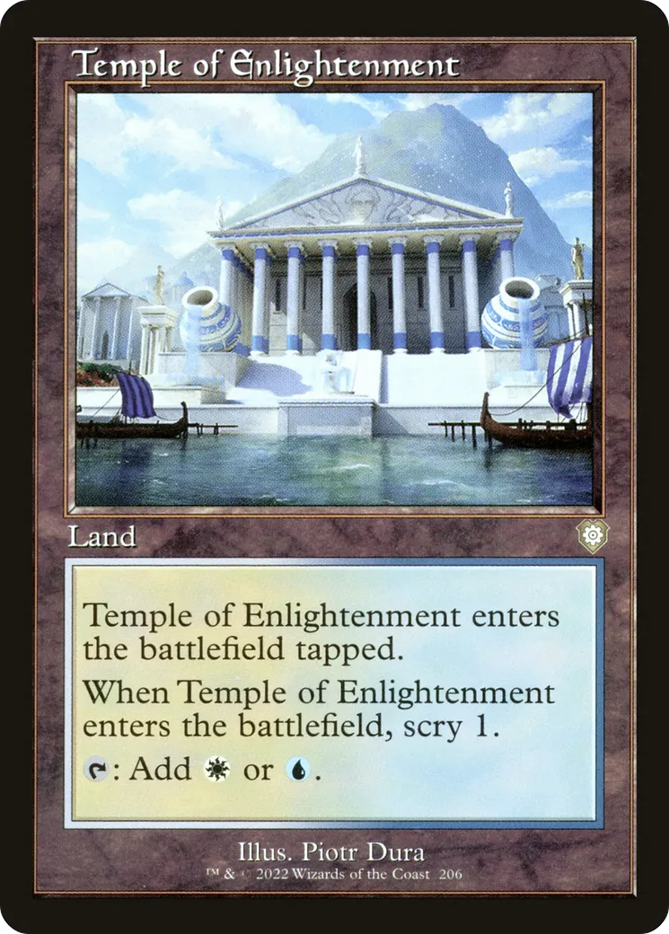 Temple of Enlightenment — The Brothers' War Commander — Magic: The Gathering