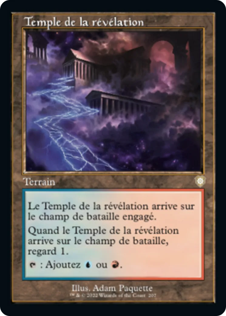 Temple de la révélation — The Brothers' War Commander — Magic: The Gathering