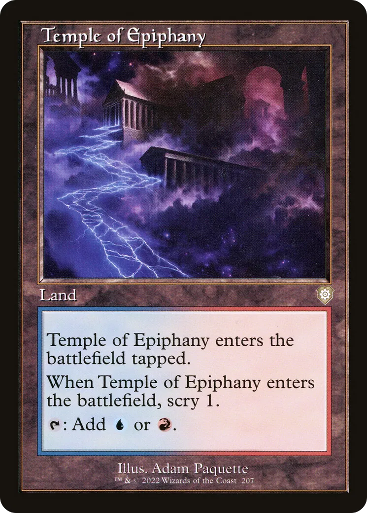 Temple of Epiphany — The Brothers' War Commander — Magic: The Gathering