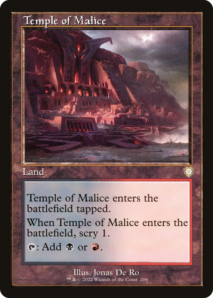 Temple of Malice — The Brothers' War Commander — Magic: The Gathering