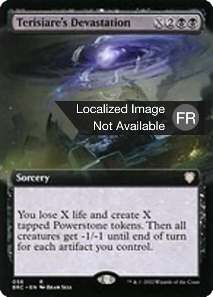 Destruction de Terisiare — The Brothers' War Commander — Magic: The Gathering