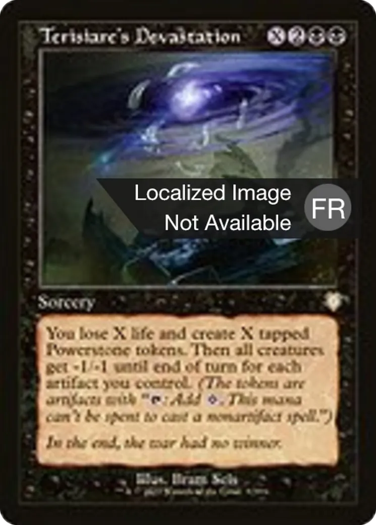 Destruction de Terisiare — The Brothers' War Commander — Magic: The Gathering