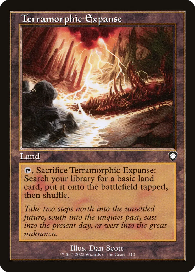 Terramorphic Expanse — The Brothers' War Commander — Magic: The Gathering