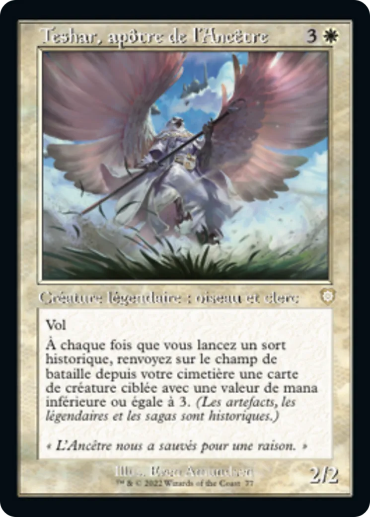 Teshar, apôtre de l'Ancêtre — The Brothers' War Commander — Magic: The Gathering