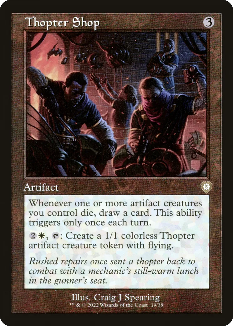 Thopter Shop — The Brothers' War Commander — Magic: The Gathering