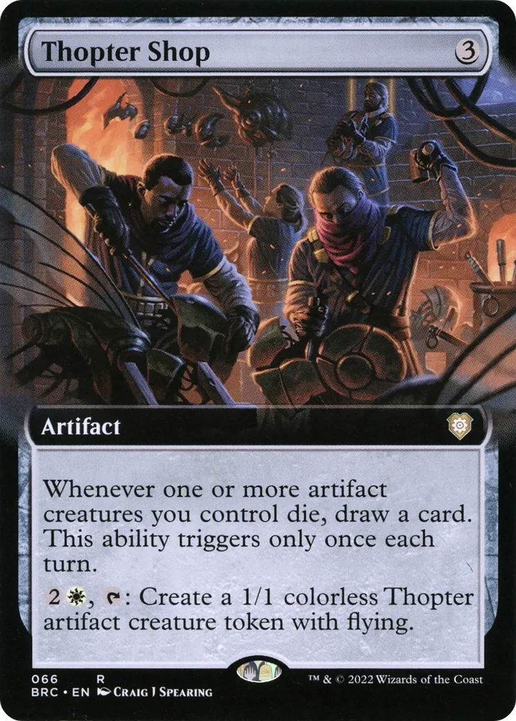 Thopter Shop — The Brothers' War Commander — Magic: The Gathering