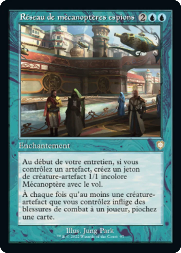 Réseau de mécanoptères espions — The Brothers' War Commander — Magic: The Gathering