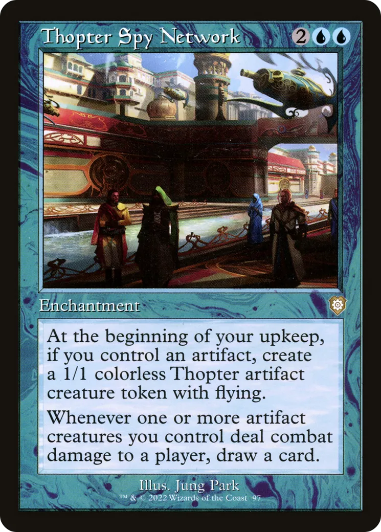 Thopter Spy Network — The Brothers' War Commander — Magic: The Gathering