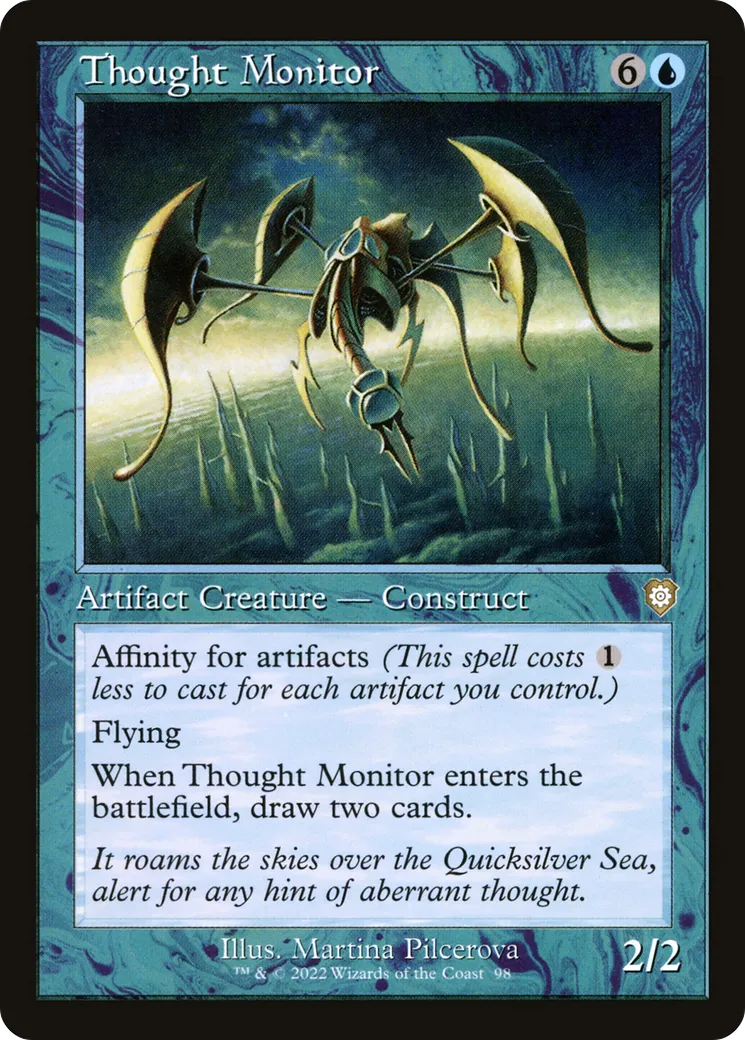 Thought Monitor — The Brothers' War Commander — Magic: The Gathering