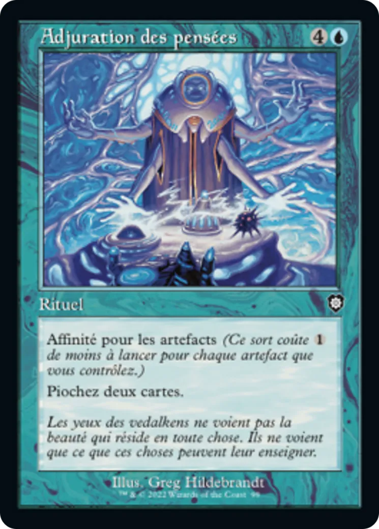 Adjuration des pensées — The Brothers' War Commander — Magic: The Gathering