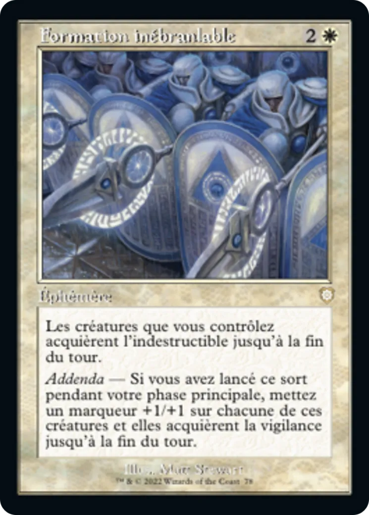 Formation inébranlable — The Brothers' War Commander — Magic: The Gathering