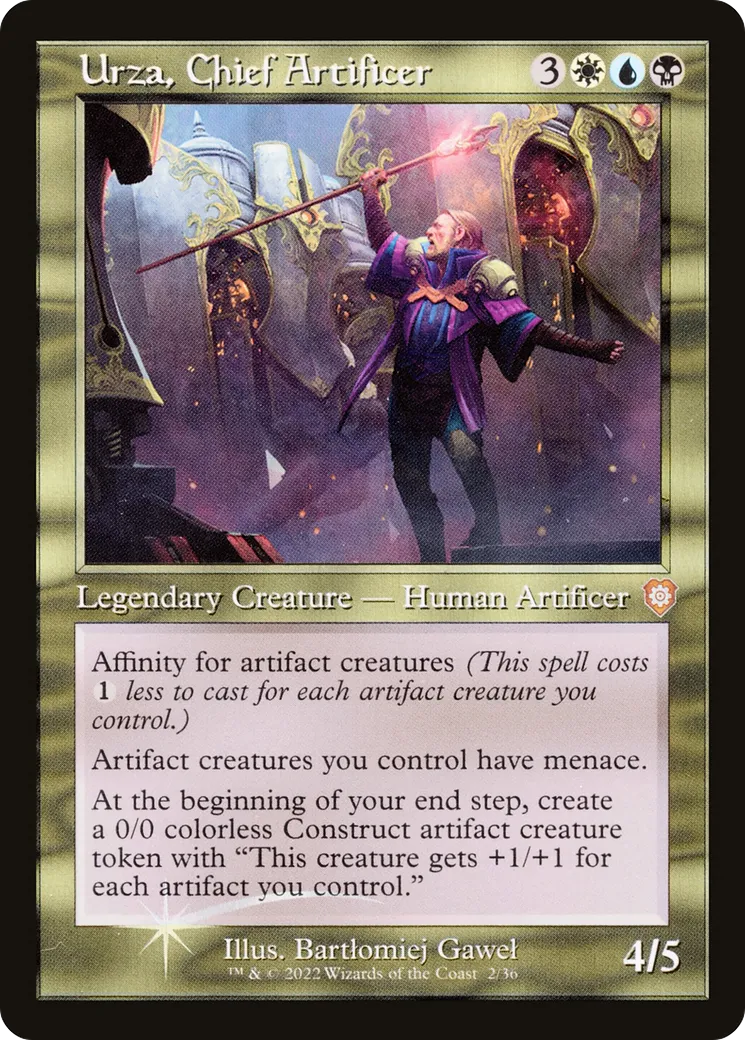 Urza, Chief Artificer — The Brothers' War Commander — Magic: The Gathering