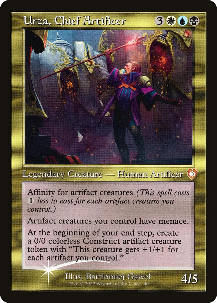 Urza, Chief Artificer — The Brothers' War Commander — Magic: The Gathering