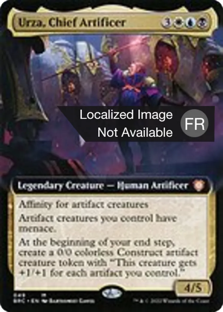 Urza, chef artificier — The Brothers' War Commander — Magic: The Gathering