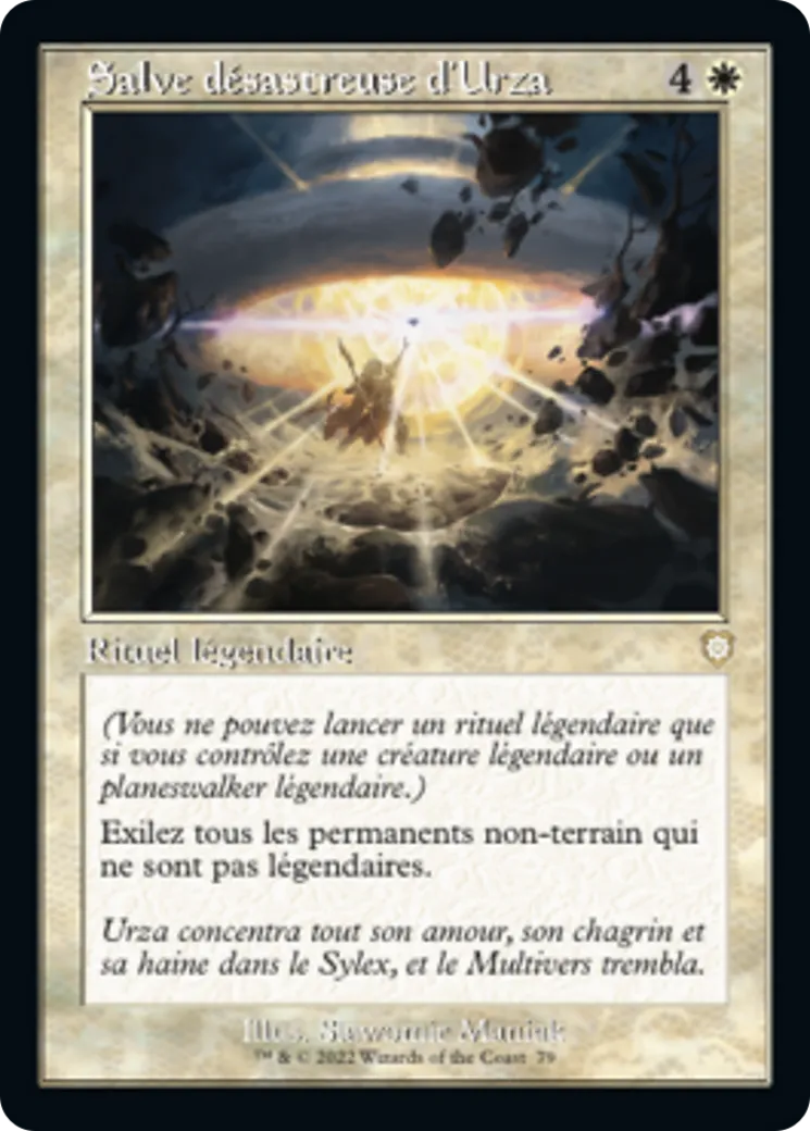 Salve désastreuse d'Urza — The Brothers' War Commander — Magic: The Gathering