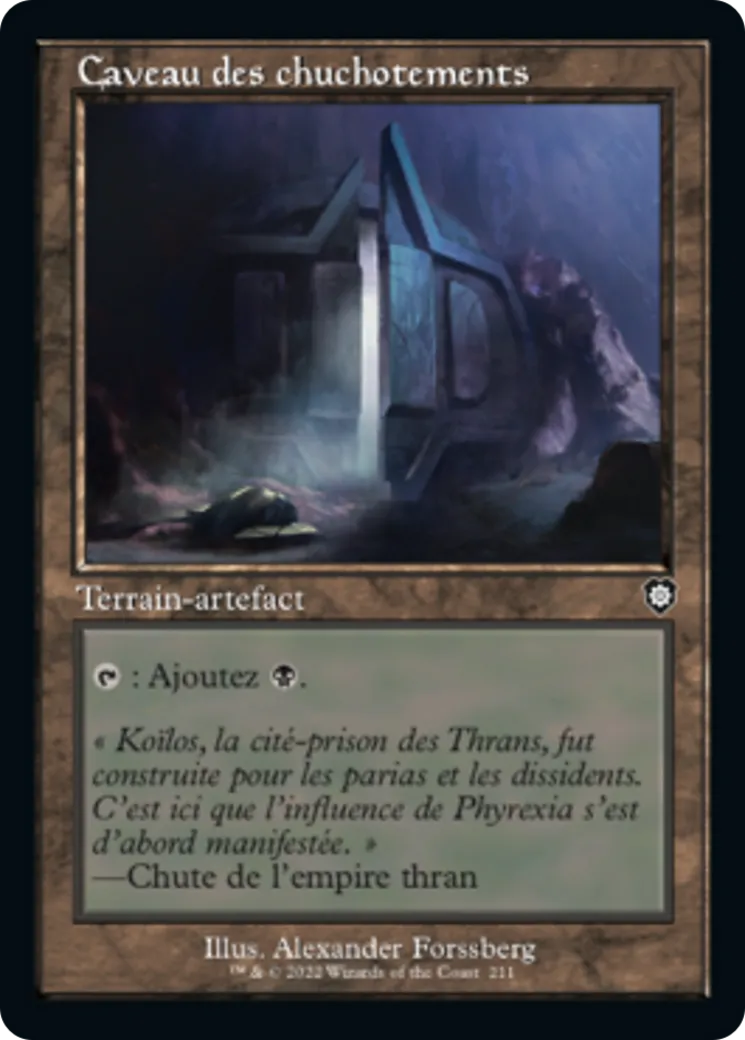 Caveau des chuchotements — The Brothers' War Commander — Magic: The Gathering