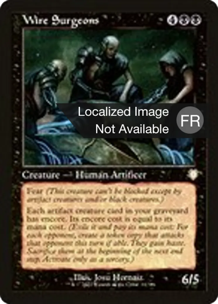 Chirurgiens câblés — The Brothers' War Commander — Magic: The Gathering