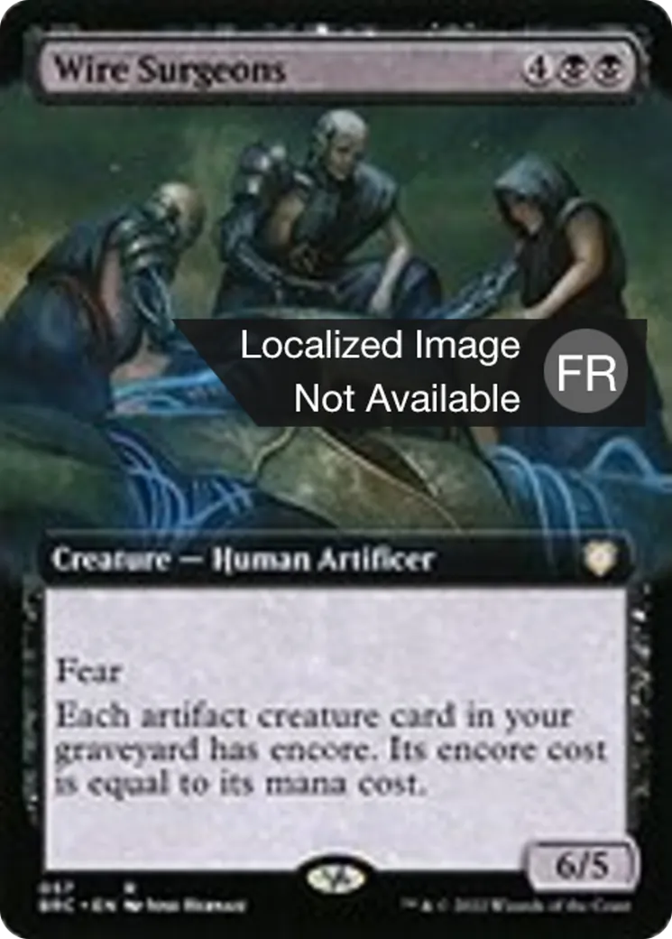 Chirurgiens câblés — The Brothers' War Commander — Magic: The Gathering