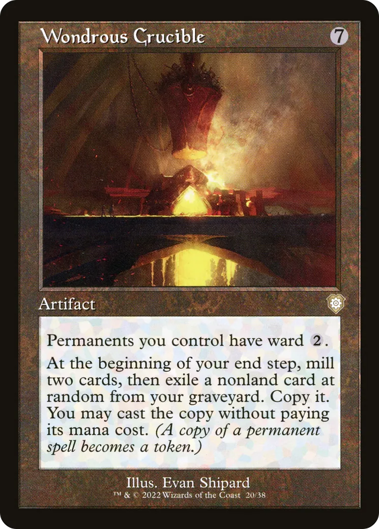 Wondrous Crucible — The Brothers' War Commander — Magic: The Gathering