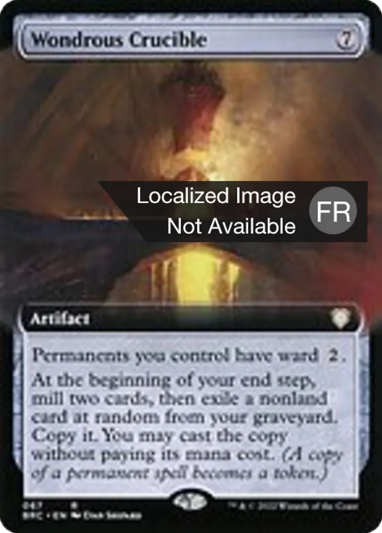 Creuset merveilleux — The Brothers' War Commander — Magic: The Gathering