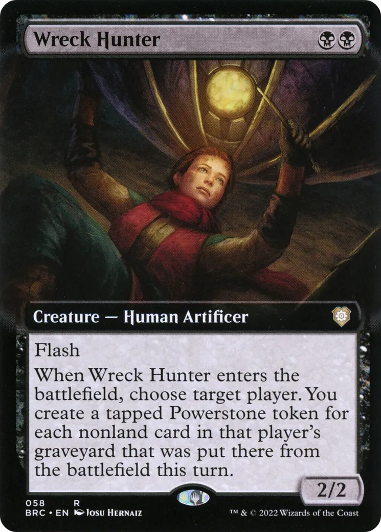 Wreck Hunter — The Brothers' War Commander — Magic: The Gathering