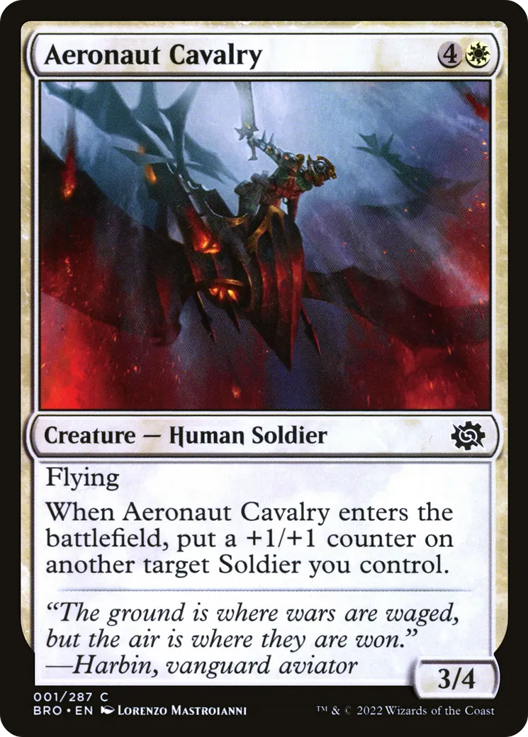 Cavalerie d'aéronautes — The Brothers' War — Magic: The Gathering