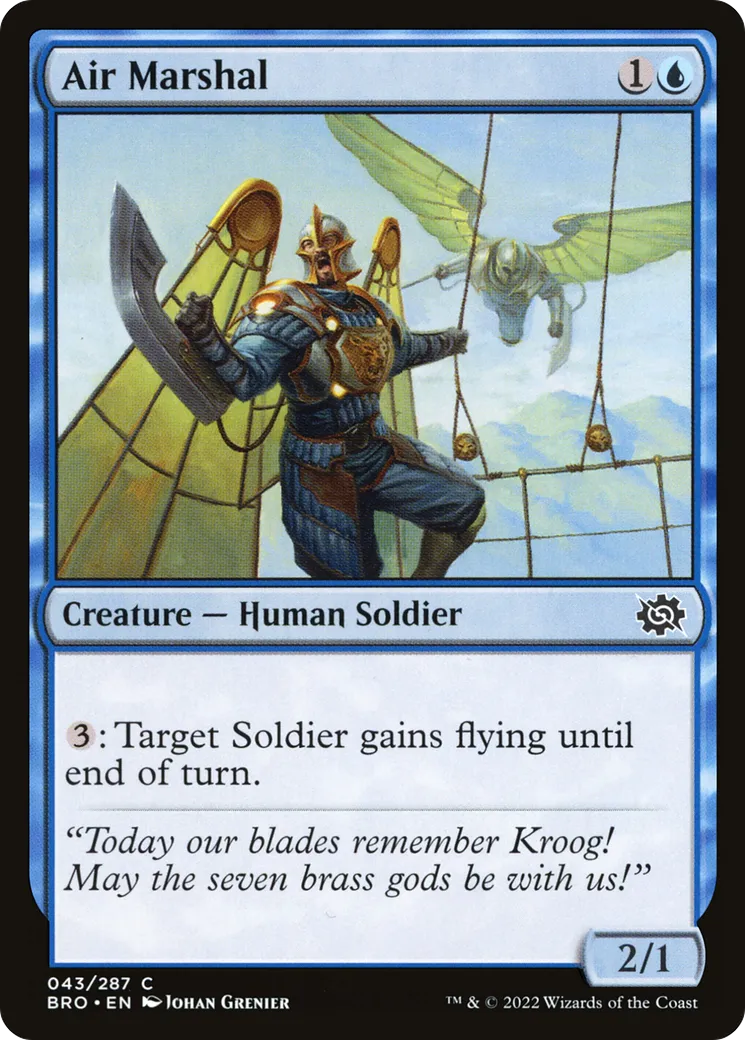 Maréchal aérien — The Brothers' War — Magic: The Gathering
