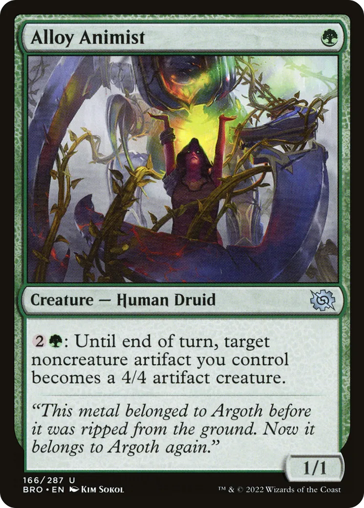 Alloy Animist — The Brothers' War — Magic: The Gathering