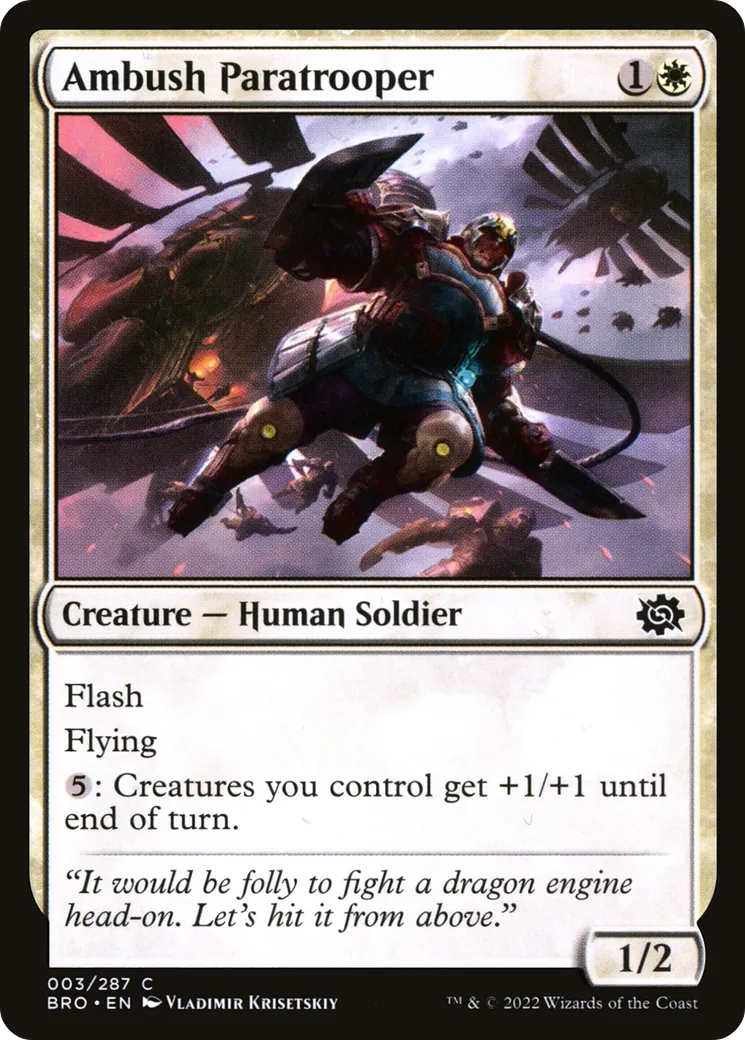 Ambush Paratrooper — The Brothers' War — Magic: The Gathering
