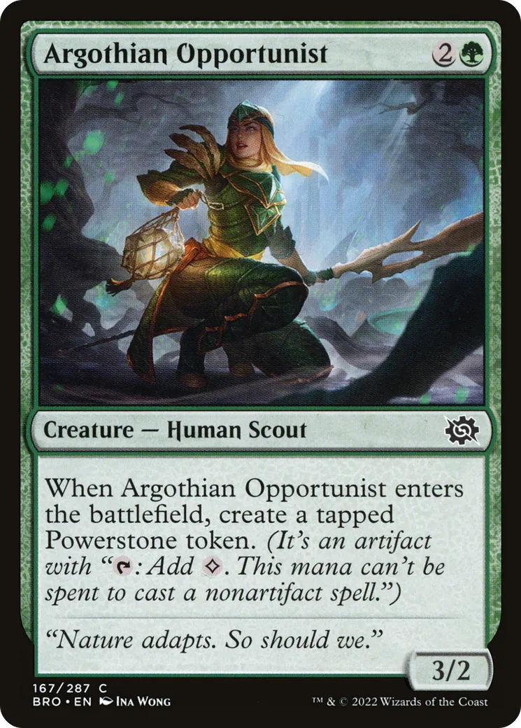 Opportuniste argothienne — The Brothers' War — Magic: The Gathering