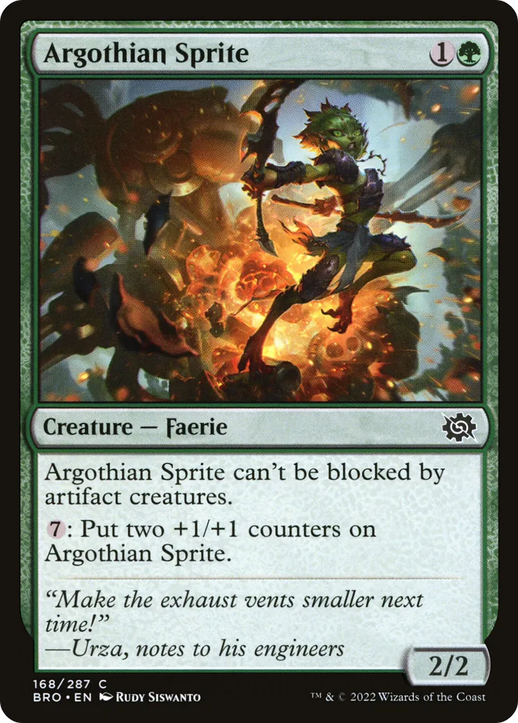 Farfadette argothienne — The Brothers' War — Magic: The Gathering