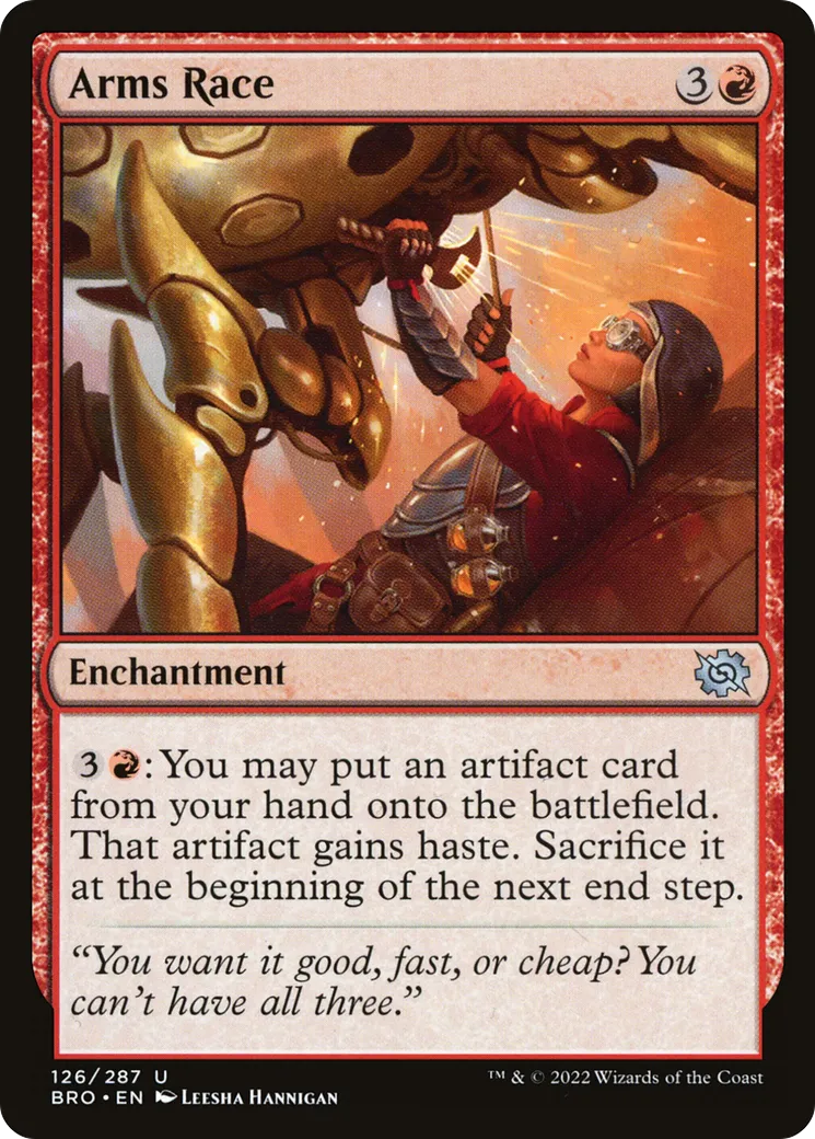 Arms Race — The Brothers' War — Magic: The Gathering